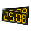 Elektronische zweiseitige Uhren